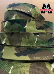 Created with advanced patent-pending technology, MMI Textiles, along with Mikan Printing, offers printed narrow fabrics that feature a more concealed edge to meet the needs of militaries and tactical industries. Photo: MMI Textiles. 
