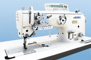 Juki industrial sewing machines have long been known for their quality and durability. Most of the machines Steven L. Kaplan sells at S. Kaplan Sewing Machine Co. Inc. come with a variable speed servo motor. They are exceptionally quiet, and the fabricator can adjust the speed to the particular item being sewn. Photo: Juki Corp.