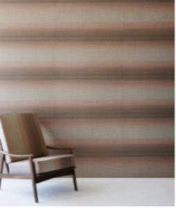 Designed for panels, upholstery and upholstered walls, Havana is antibacterial, PVC-free and rated at 200,000 double rubs. Photo: Carnegie Fabrics