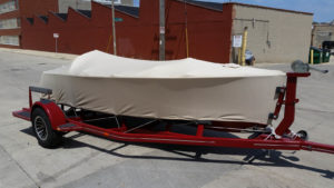 No two jobs are exactly alike, nor do all customers want everything the same. Projects like this custom boat cover have more to do with craftsmanship and sewing than technology. Long-term experience gives fabricators the confidence to estimate jobs accurately. Photo: Homestyle Awning & Upholstery