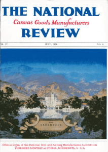 In July 1928, the magazine featured its first full-color cover, a beautiful, lushly landscaped home with striped awnings captioned “The Broadmoor,” professionally illustrated, suggesting the Bel Air  or Beverly Hills abode of a movie star. 