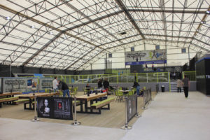 A trampoline park was a new challenge for Rubb Buildings, but the company’s ability to provide a large, column-free structure is well suited to avoid hindering movement or cause safety issues for users. 