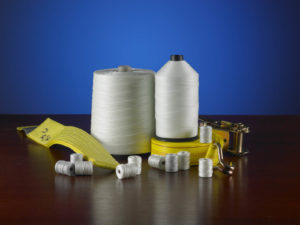 Thread shown is used in the manufacture of nylon or polyester lifting slings and tie-downs. Photo: Service Thread Mfg. Co. 