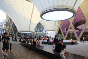 The Dadong Arts Center in Taiwan includes performance halls, commercial art space for exhibitions and an art library. Photo: Dadong Arts Center