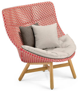 Unconventional and fun, the MBRACE collection brings comfy practicality to outdoor living. Photo: DEDON