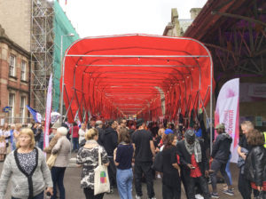 The mobile People’s Canopy not only defines an event—it becomes an event in itself. Photos: ICP