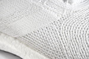 The Alexander Taylor Studio first partnered with adidas in 2008 on a project to create something totally new in the athletic shoe industry—and to be ready to unveil it by the 2012 Olympic Games. PrimeKnit, a technology to produce knitted footwear, was a rousing success; adidas looks for a similar response to Tailored Fibre technology. Photos: adidas Group. 