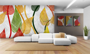 The WallArt Suite from HP allows printers to create, edit and simulate designs for customized wall décor that includes floor-to-ceiling murals and gallery-wrap stretched canvases. Photo: HP Inc. 