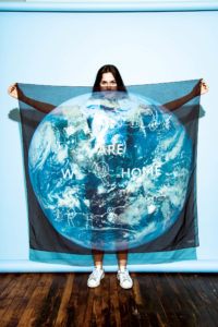 Slow Factory takes its inspiration from outer space to do social good on earth by donating proceeds from its collections to humanitarian causes. Photo: Slow Factory.