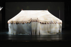 Often described as the “first Oval Office,” George Washington’s headquarters tent, used by the general from mid-1778 until 1783, is now preserved at the Museum of the American Revolution in Philadelphia, Pa. Photo: Museum of the American Revolution