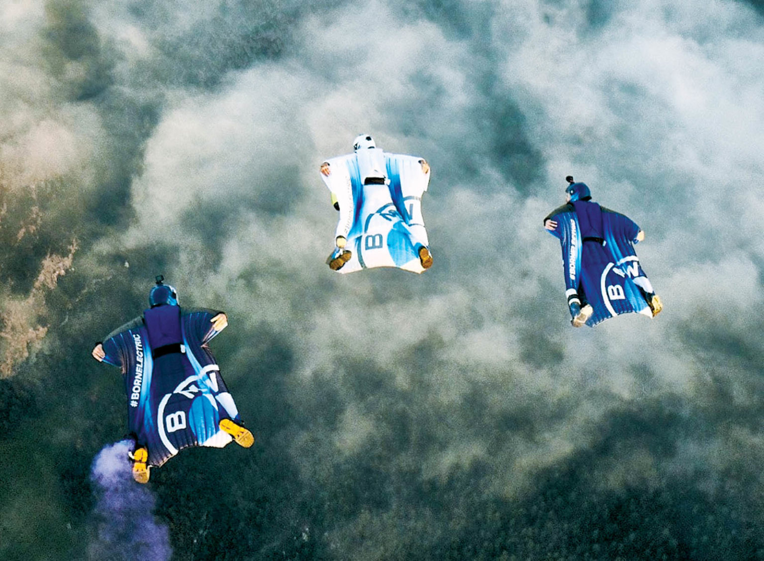 BMW debuts its electrified wingsuit Specialty Fabrics Review
