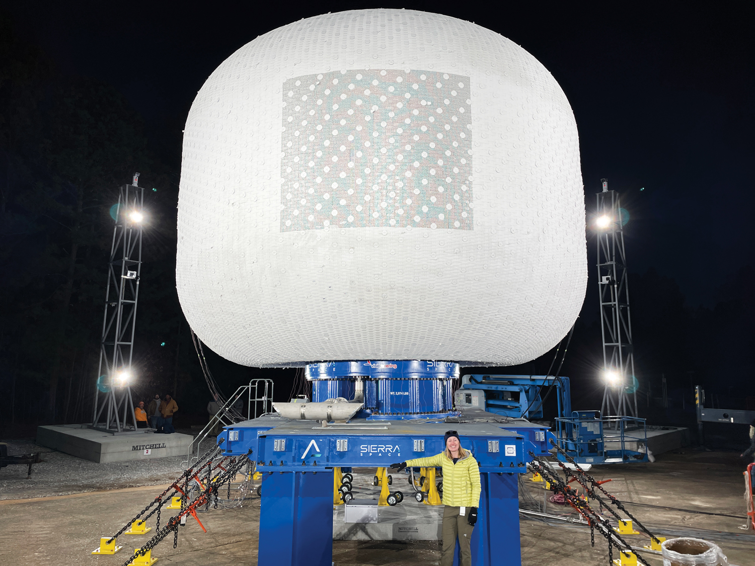 Inflatable LIFE space habitat completes burst pressure test - Specialty ...