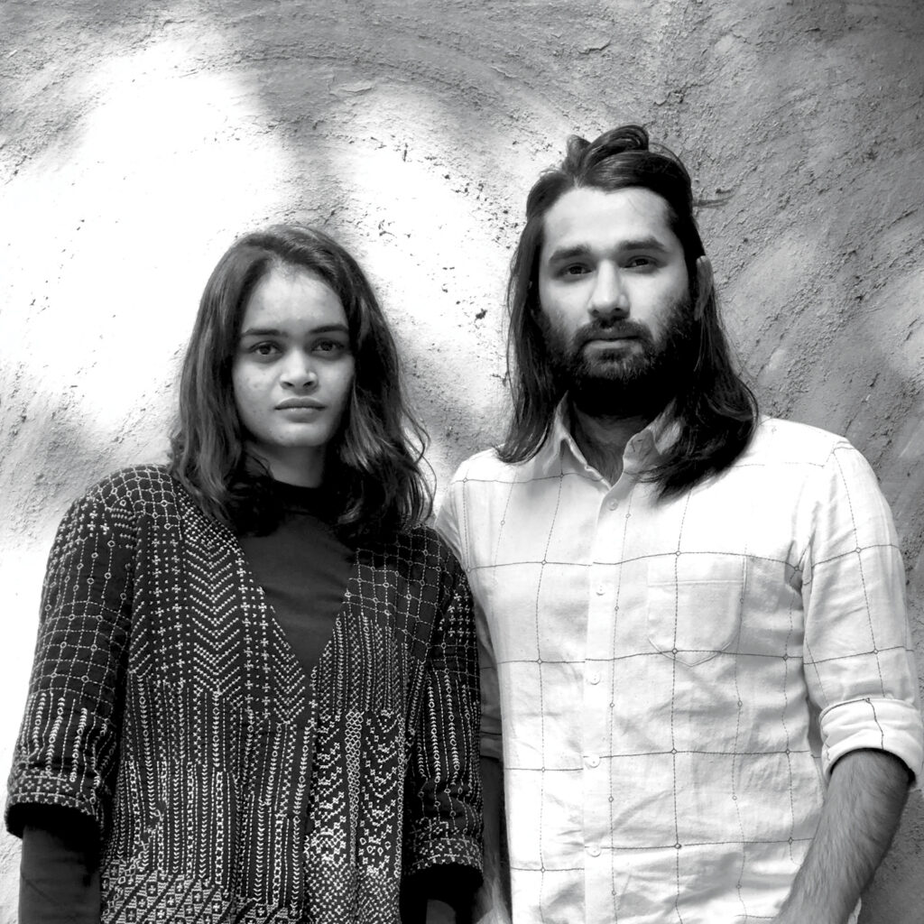 Brinda Dudhat (left) and Kabir, the co-founders of Morii Design.