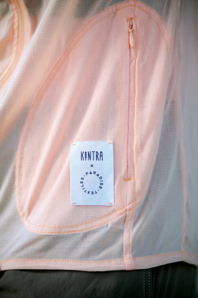 fibers made of polybutylene succinate—a bio-based, compostable plastic—which are undergoing trials with Paradise Textiles