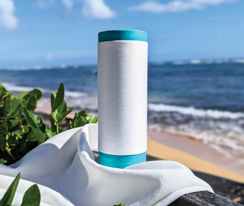 Kintra Fibers’ flagship 75/72 denier per filament bio-based yarn.