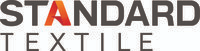 Logo displaying "STANDARD TEXTILE" in gray, with the "A" in orange.
