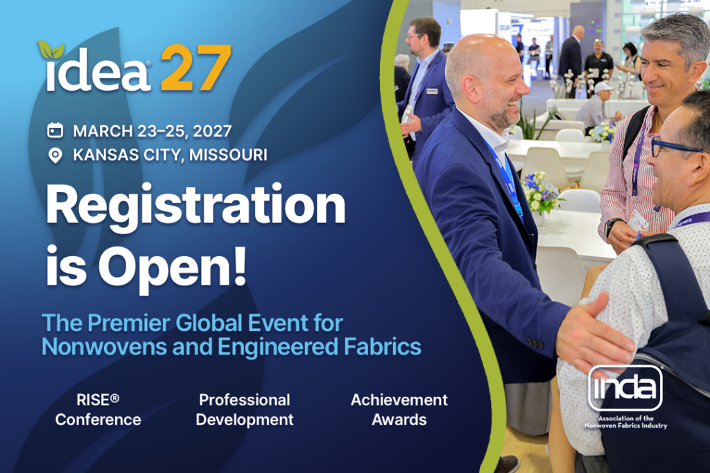 IDEA27 Registration Open PR Graphic A vibrant graphic featuring the text "Registration is Open!" with event details, showcasing a professional networking scenario.