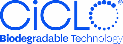The logo features "CiCLO" in bold blue letters, accompanied by the phrase "Biodegradable Technology" in a smaller font below, with circular design elements.